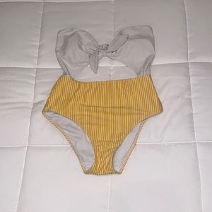 Hollister Strapless One Piece Swimsuit